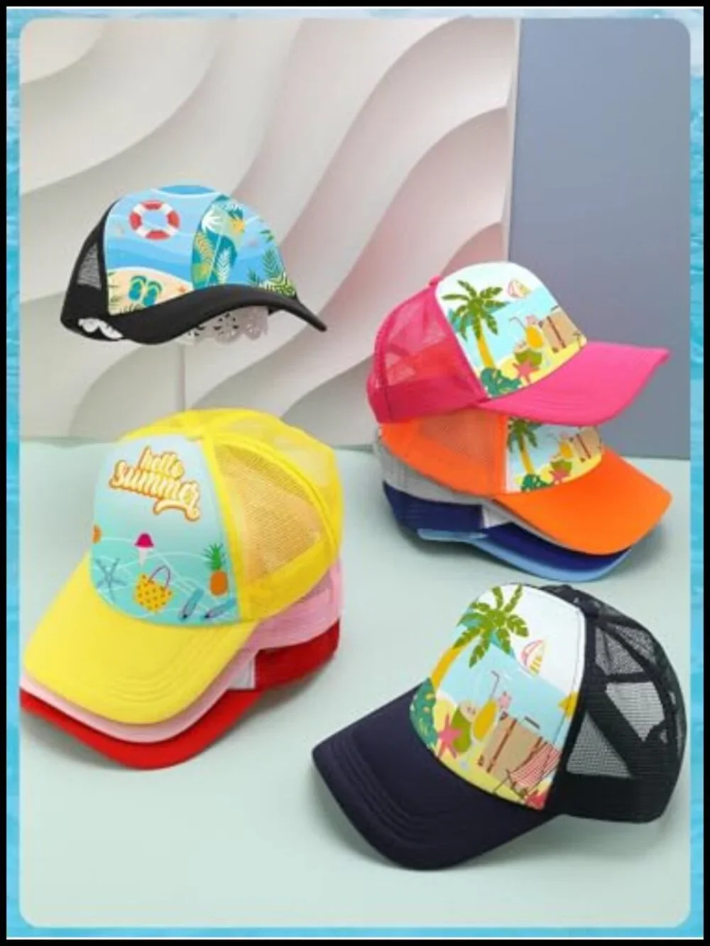 Sublimation Blank Trucker Hat Baseball Cap 20 Pack Adjustable Snapback